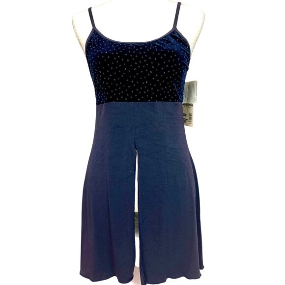 Body Wrappers Sparkly Camisole Dance Dress M Split Front Skirt Racer Back Costum - Picture 1 of 10